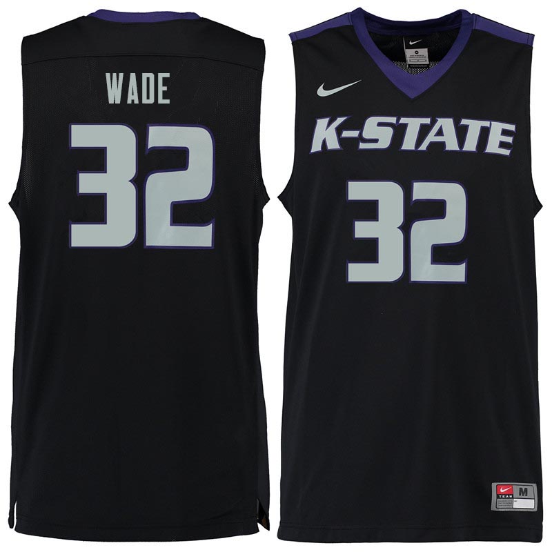 Men #32 Dean Wade Kansas State Wildcats College Basketball Jerseys Sale-Black